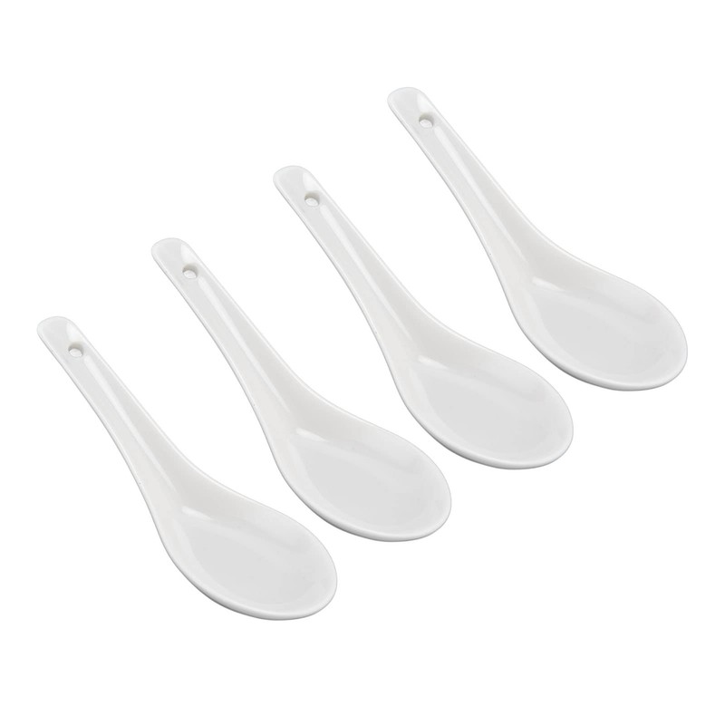 Cuchara de Cerámica conLargo, Elegante, Simple, de Mano de Obra