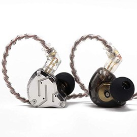 Linsoul KZ ZS10 Pro, auriculares intraauriculares HiFi con 5 controladores 4BA+1DD, auriculares para juegos, auriculares híbridos IEM con placa fronta