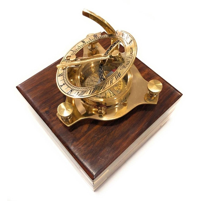 Sundial Compass Solid Brass Sun Dial
