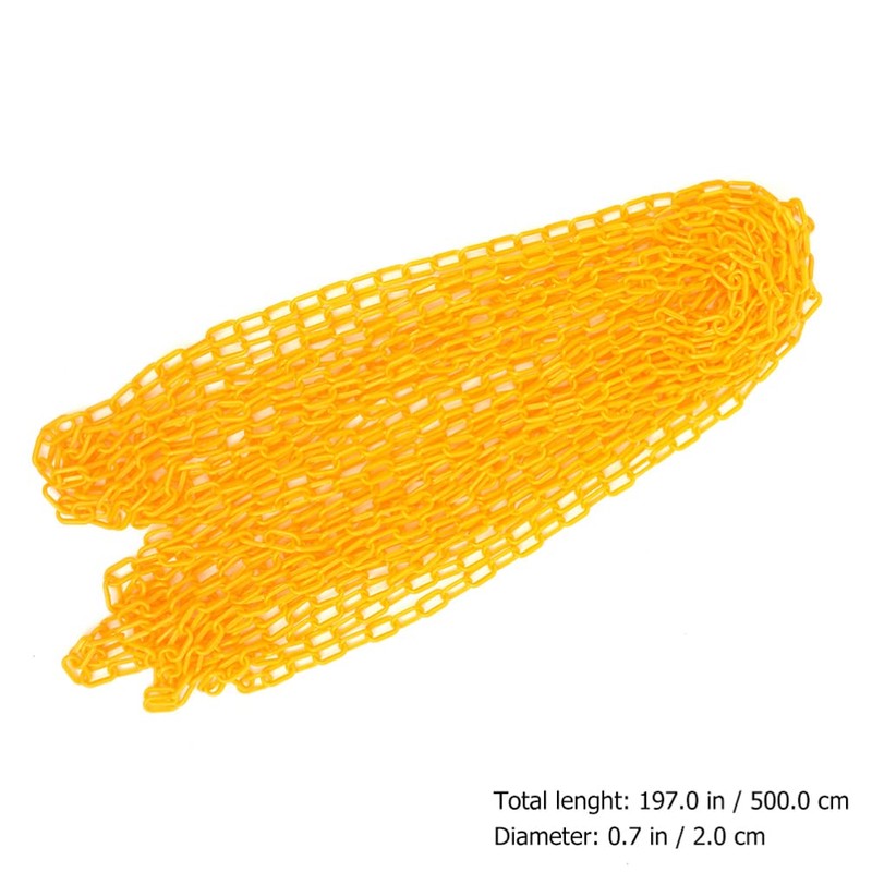iplusmile Plastic Chain Barrier Caution Security Chain Crowd Control Decorative