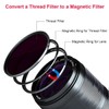 Kase 95mm Magnetic Lens and Filter Adapter Ring Kit -
