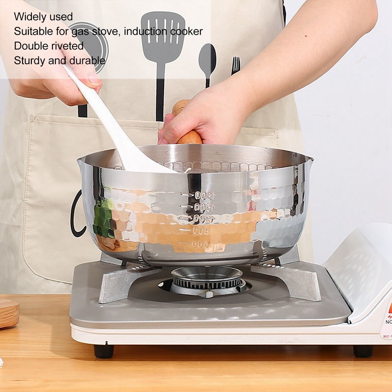 Stainless Steel Instant Noodle Pot Professional Efficient Even Heating Prevents