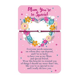 Heartwarmers Sentiment Cord Bracelet - Mum