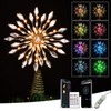 Christmas Tree Star Topper with led Lights,Christmas Tree Decorations, Smart