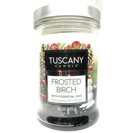 Tuscany Candle Holiday Limited Edition Jar Candle (Frosted Birch, 18 Ounce)