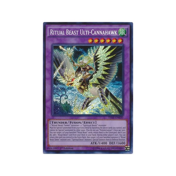 YU-GI-OH! - Ritual Beast Ulti-Cannahawk (THSF-EN030) - The Secret Forces