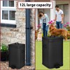 Umtiti Dog Poop Trash Can with Lid for Outdoors，3.2 Gallon