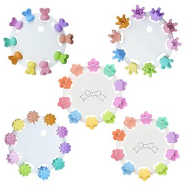 Pack of 50 Small Hair Clips, Mini Plastic, Non-Slip Hair Grippers, Small for Girls and Women, for Thick Thin Hair