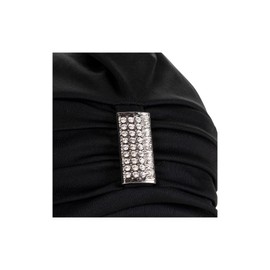 Fashy Women's Exclusive Swim Cap with strass Accessoire - Black, One Size
