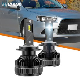 VLAND D2S LED Headlight Kit Bulbs 50W 8000LM 6000K White HID Conversion Lamp
