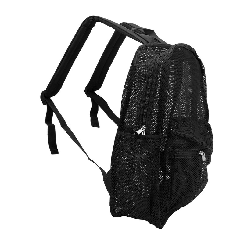 Mesh Backpack Heavy Duty Lightweight Large Capacity Washable See Through