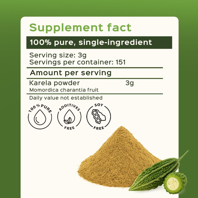 bixa Botanical Bitter Melon Powder | Ayurvedic herb Helps Improve