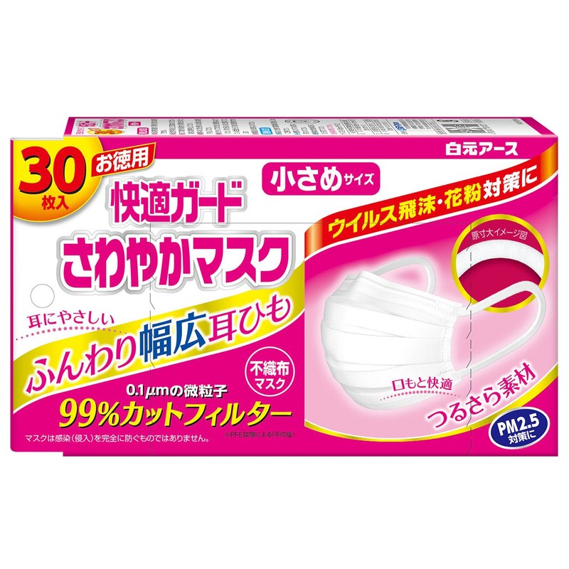 Comfortable Guard Refreshing Mask, Small Size, White, , ,