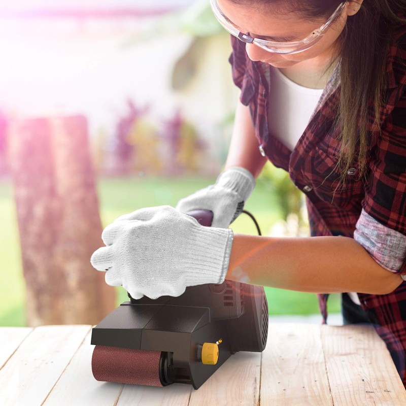 Jellas 3 × 21-Inch Belt Sander with Dust Bag, 7Amp