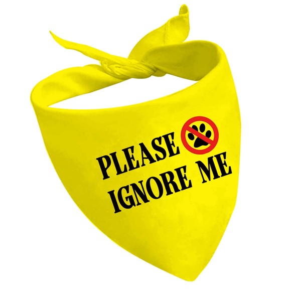 1 Piece Please Ignore Me Dog Bandana Dot Not Pet