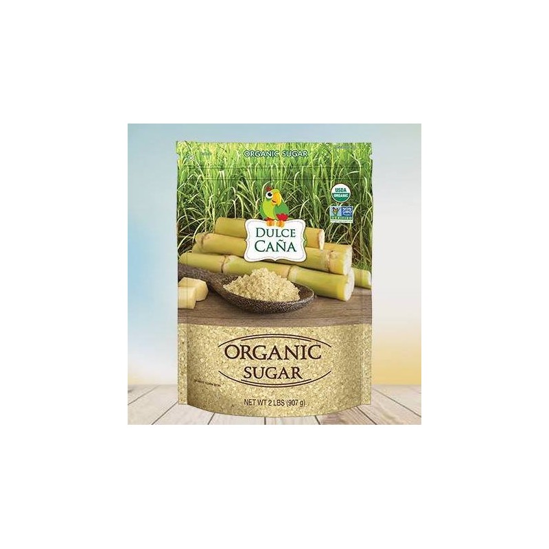 DULCE CAÑA - Organic Sugar, Made from Certified Raw Organic