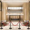 Wesiti 6 Pcs Stainless Steel Stanchion Post Queue with Crown