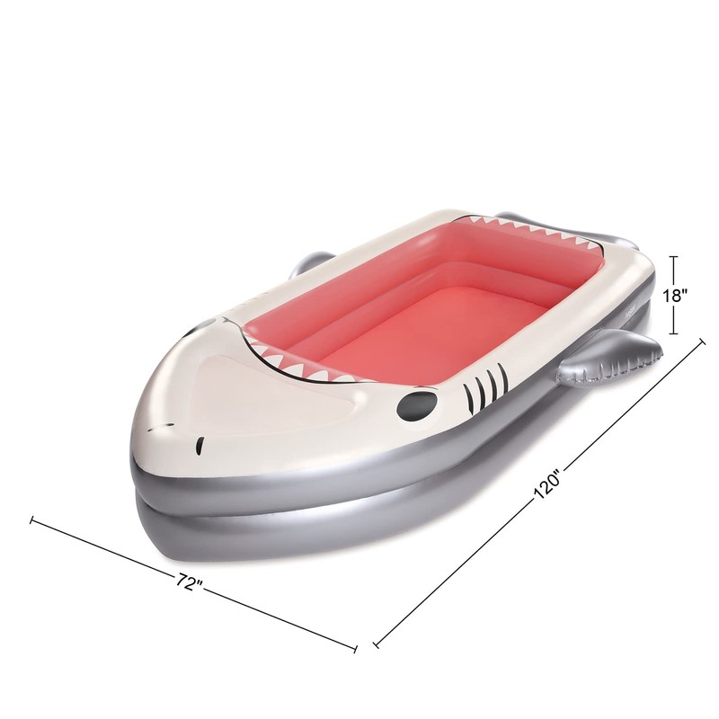 Funsicle 10 ft Long Big Jaws Inflatable Pool