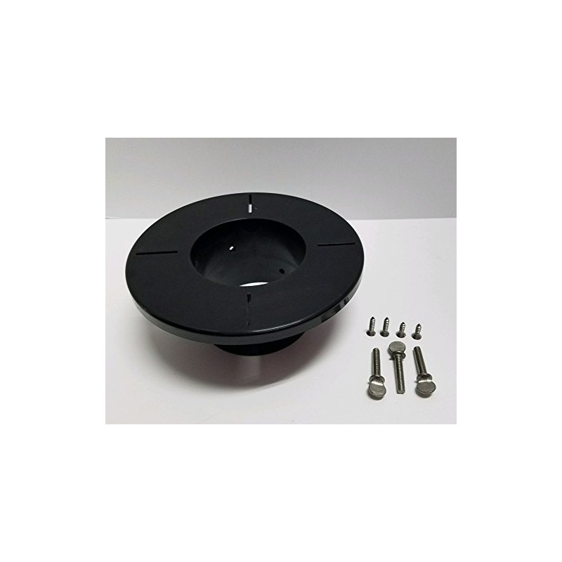 Swimming Pool Main Drain Adapter (Black) - aids in attaching