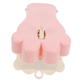 FOMIYES Foot Scrubber with Suction Cups for Easy Cleaning Gentle Skin Cleaning Brush for Seniors Toe Massager Exfoliator Mat for Shower Convenient Foot Wash Tool for Pregnant Women