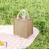Eco Linen Tote Bag (21x23cm) (White Handle)