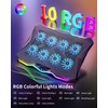 AICHESON AICHESON Gaming Laptop Cooling Pad with 8 Fans, RGB