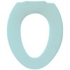 OKA Palette O Shaped Toilet Seat Cover, Green (Washable, O-Shaped