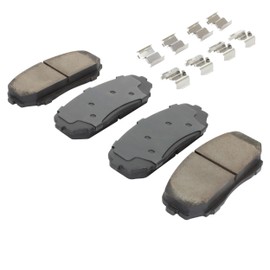 QUALITY-BUILT Work Force Semi-Metallic Front Brake Pads (1002-1258M) Compatible with 2007-2024 Ford/Lincoln/Mazda/Mitsubishi (CX-5/CX-7/CX-9/Edge/L200/MKX)