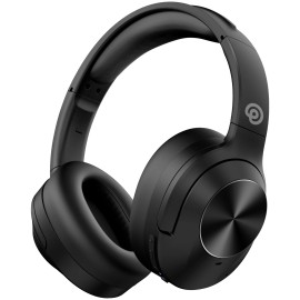 Hybrid Noise Cancelling Headphones with Deep Bass Wireless Headphones with Hi-Fi Audio,Memory Foam Ear Cups and 30H Play Timemodel number: E11, color: Black