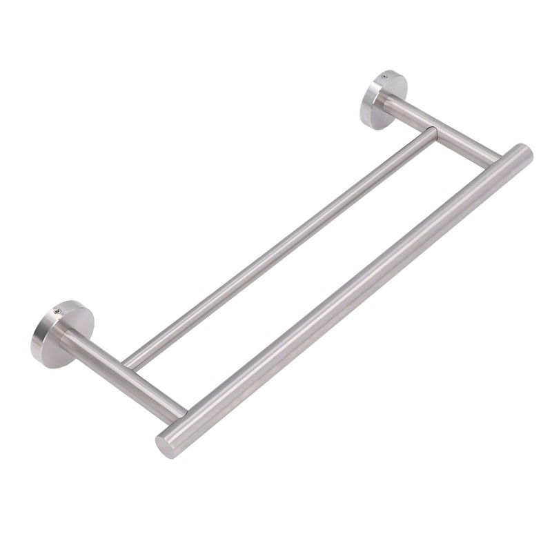 Double Bath Towel Bar Modern Style Stainless Steel Towel Holder