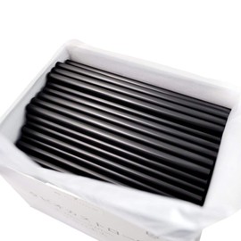 Artnap 32150101 Tapioca Straws, Pack of 250, Black, Naked
