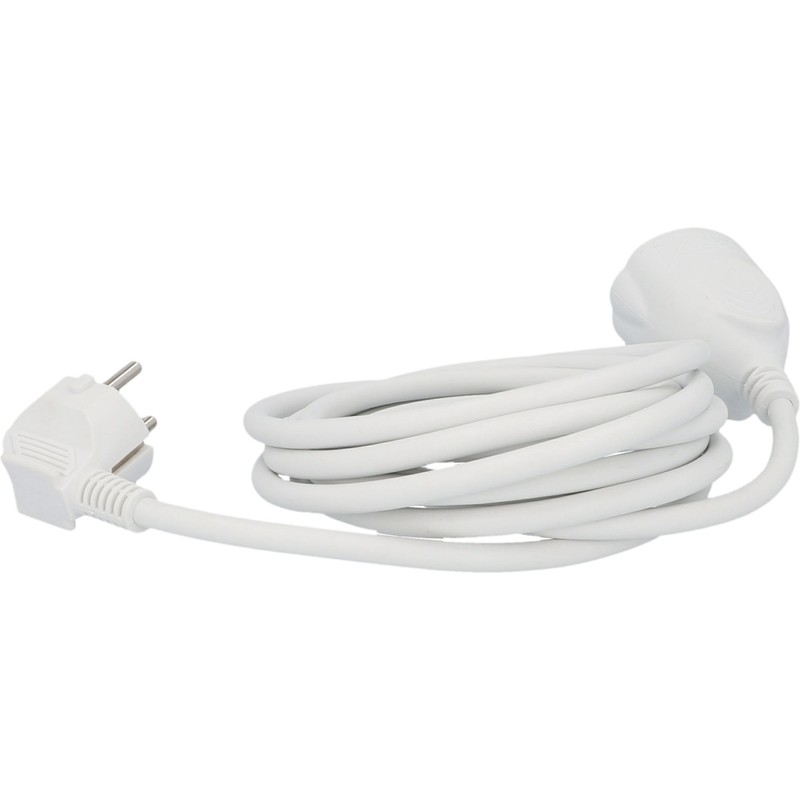 UNITEC Schuko Extension H05VV-F3G 1.5 mm² IP20 3 m White