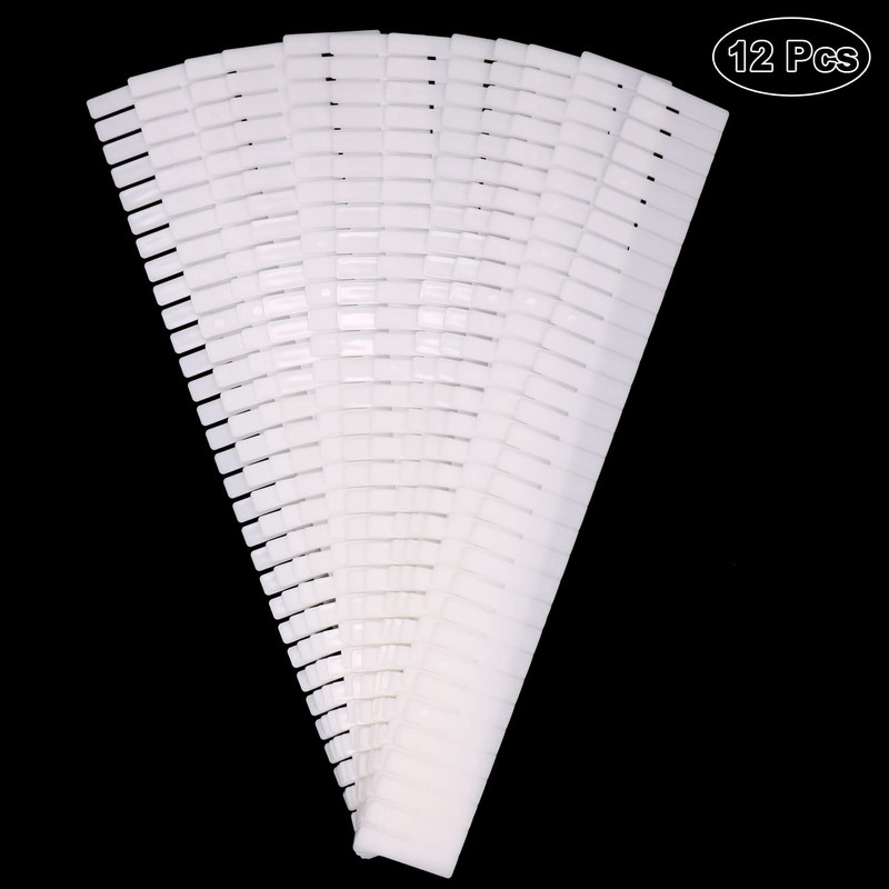 12Pcs Adjustable Drawer Dividers 0.1Inch Thickness DIY Grid Dividers 40x5cm