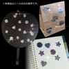 HRS-003 Hologram Roll Seal, Silver, Star, Gift Seal, Wrapping, Decoration,