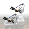 LED Headlight Converters Harness Front Left and Right Compatible with