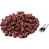 100Pcs 1/4" Dia Sand Bands Sanding Drums with 1/8" Mandrels