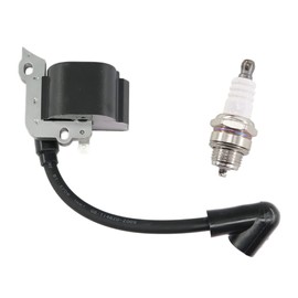 MCHNIC Ignition Coil with Spark Plug for Stihl FS38 FS45 FS46 FS55 FC55 HL45 HS45 KM55 Brush Cutter Hedge Trimmer Replaces 4140 400 1308