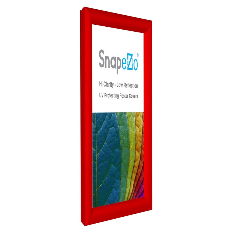 SnapeZo Red Poster Frame 8.5x14 Inches, 1.2 Inch Aluminum Profile,