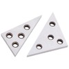 RANJOVER Solid Angle Plate Set 30-60-90 Degree & 45-45-90 Degree,