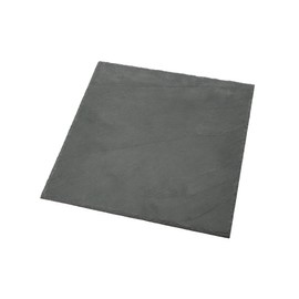 Creative Home Natural Slate Stone 12" Square Cheese Serving Board, Serving Platter
