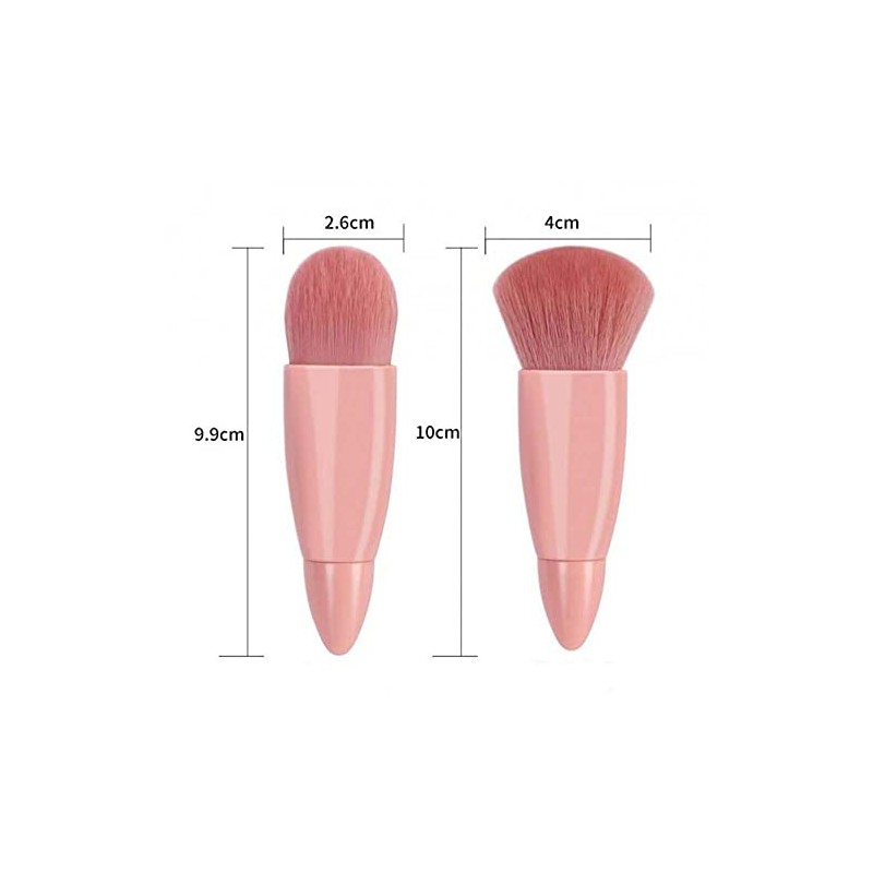 COSHINE - Juego de brochas de maquillaje de viaje fácil