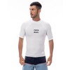 Billabong HI NECK SS Rashguard Men's, white, M