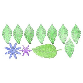 Cheery Lynn Designs Build a Flower #1 Petals & Leaves, Die Cut