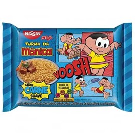 Brazilian Corner Nissin Ramen Instant Noodle Flavors 2.64Oz | Miojo Macarrão Instantâneo Sabores Diversos 85g by Brazilian Corner | Macarrão Instantâneo Turma da Monica Sabores Diversos by Brazilian Corner (Turma da Monica Beef)