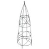 Panacea 89357 Circular Obelisk with Finial, Black, 36-Inch