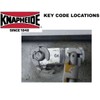 Knapheide 26109801, Replacement Lock & Key Kit for Rotary Latches,