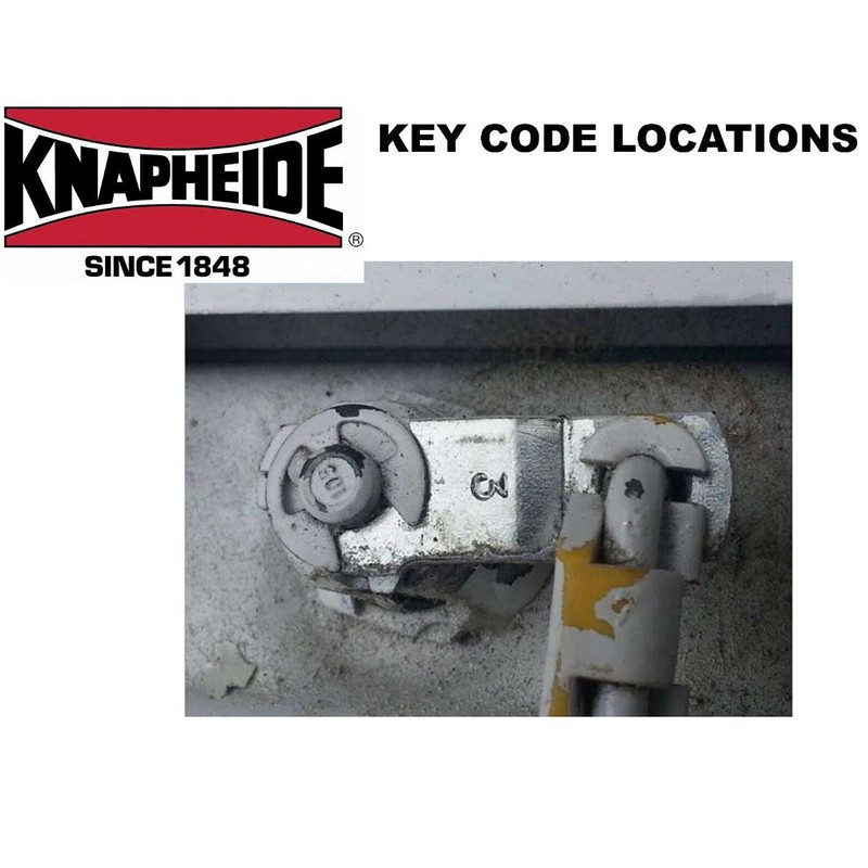 Knapheide 26109801, Replacement Lock & Key Kit for Rotary Latches,