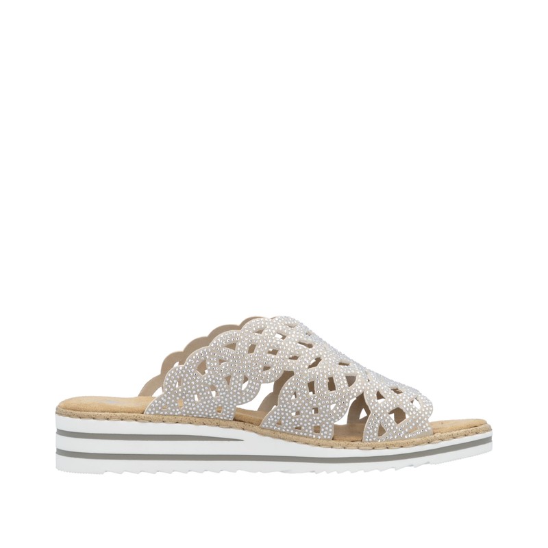 Rieker Women's V0689 Mules, beige, 38 EU