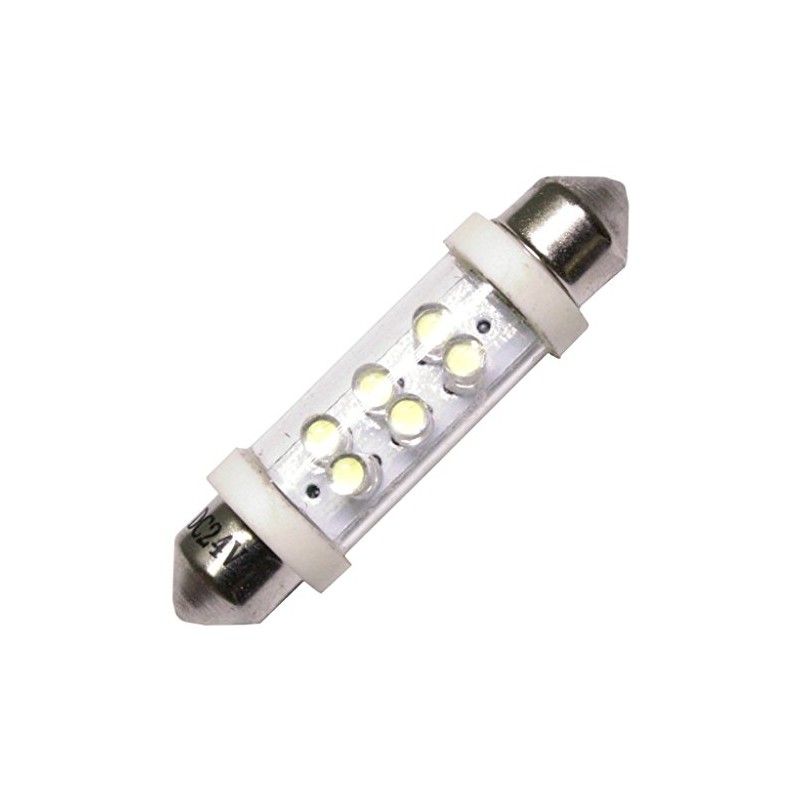 Eiko LED-24-FESTOON-W Light Bulb, 10x44 Festoon SV8.5, 12V - 17