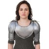 Sangamsteelcraft Medieval Iron Gorget Spaulders Arm Shoulder Set Viking Crusader